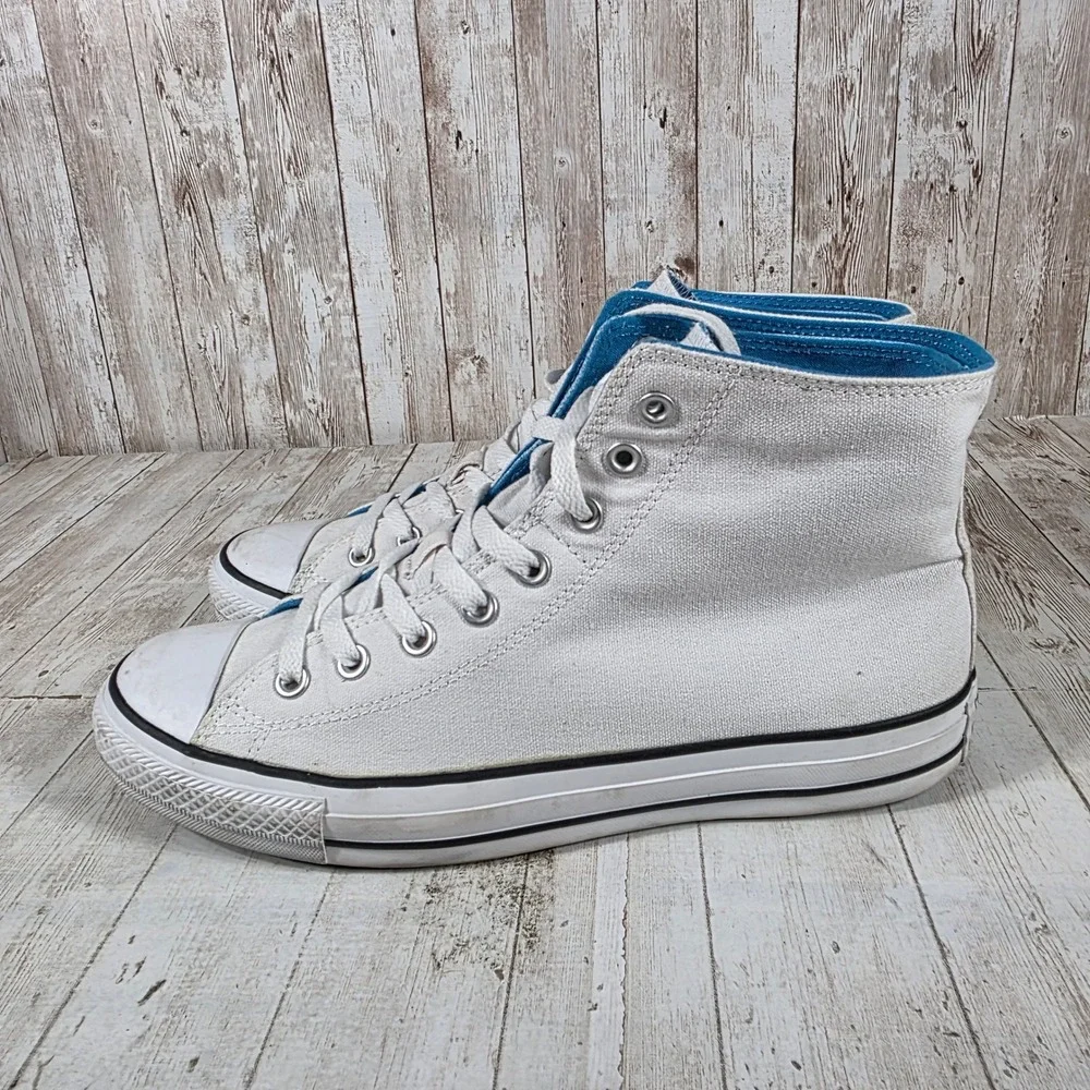 Converse Chuck Taylor All Star High Top White Blue 136625C Mens 9 Womens 11